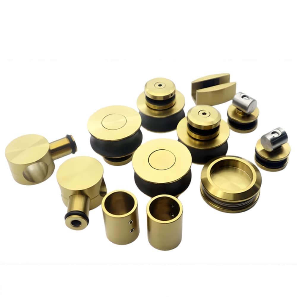 Sliding shower door hardware kit for 8–12 mm glass Sliding shower door hardware kit for 8–12 mm glass