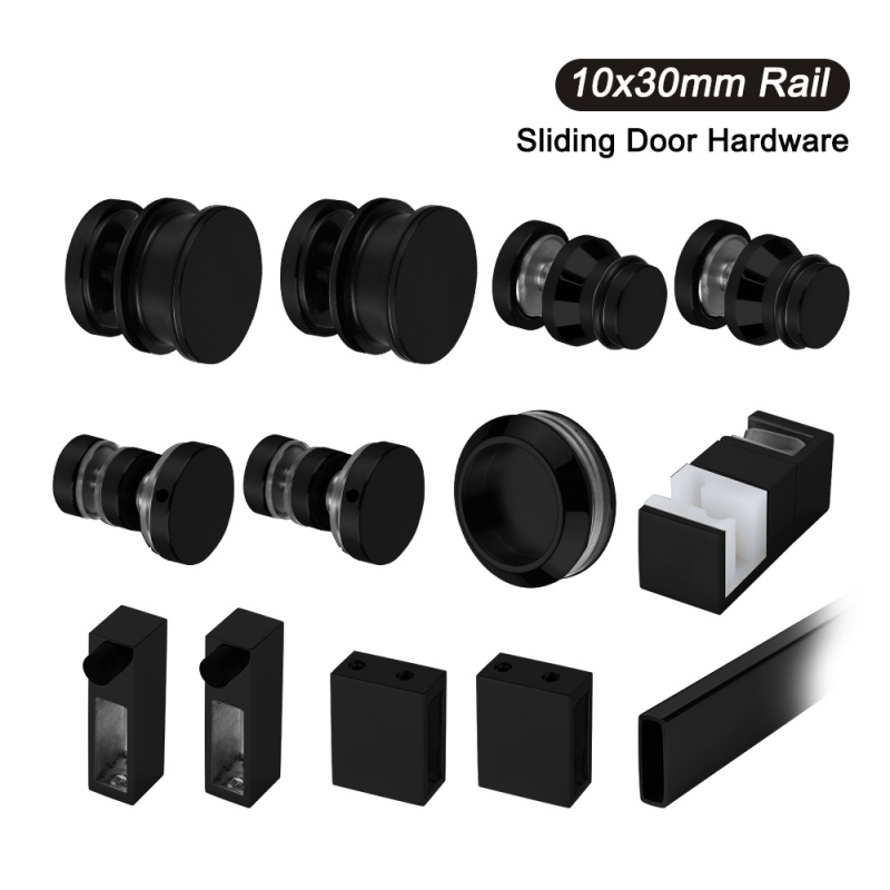 Sliding Shower Door Hardware Kit – Square Tube - A05