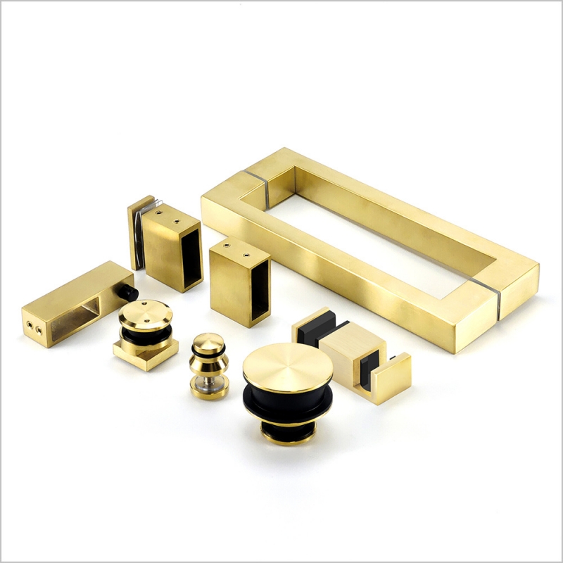 Sliding Shower Door Hardware Kit – Square Tube - A06