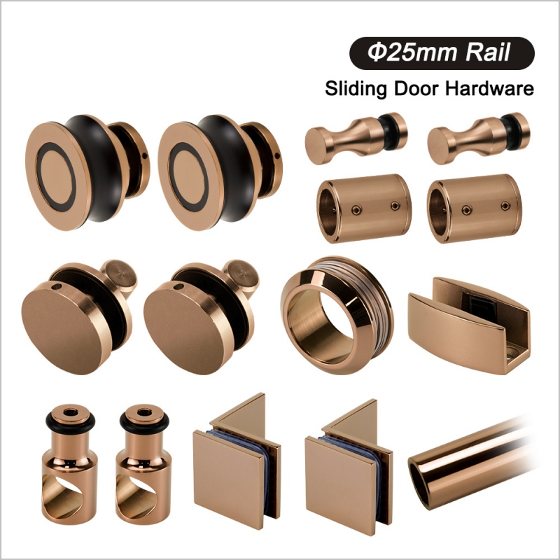 304 stainless Steel Sliding shower door hardware kit 304 stainless Steel Sliding shower door hardware kit