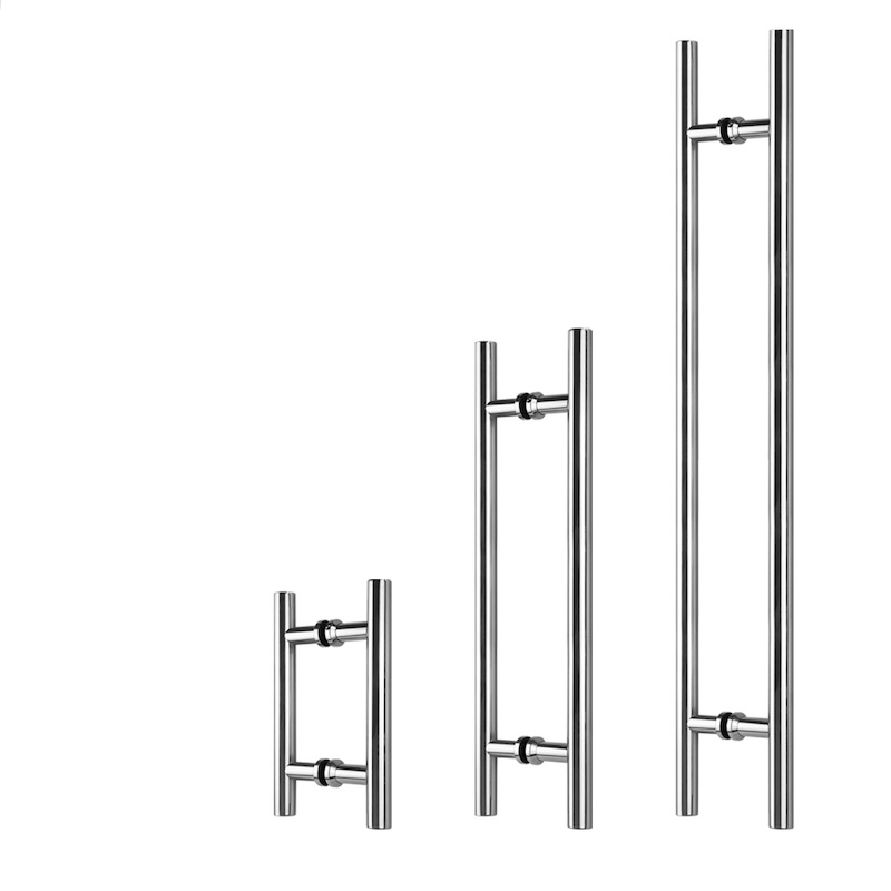 304 Stainless Steel Back-to-Back Glass Door Pull Handle – B03