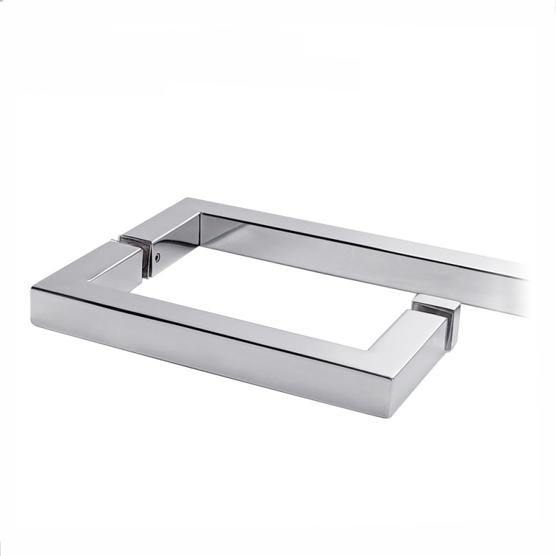 304 Stainless Steel L-Shaped Glass Shower Door Handle – B04