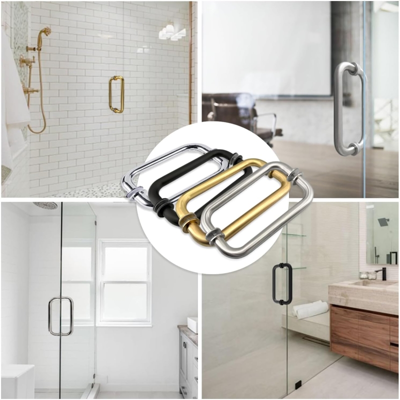 304 Stainless Steel Round Glass Door Pull Handle finishes 304 Stainless Steel Round Glass Door Pull Handle finishes